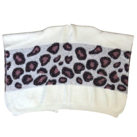 Anthropologie Kenzie Leopard Shimmer wrap open front  Sweater Cardigan. NWOT - Picture 16 of 16